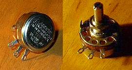Potentiometer Front and Back
